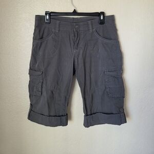 Kuhl Convertible Cargo Capri Womens Gray Size 10